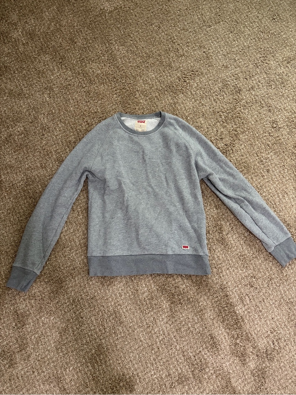 Levi's Light Gray Crewneck Sweatshirt